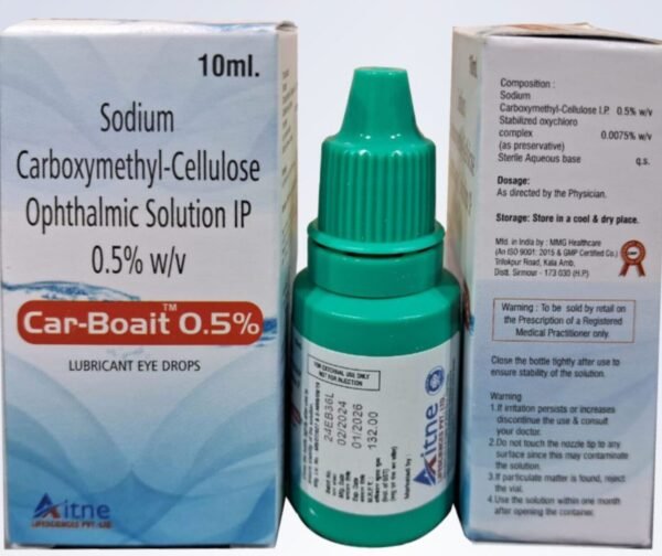 Car-Boait 0.5% LUBRICANT EYE DROPS - Image 1